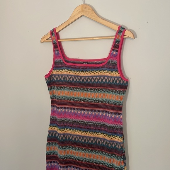 Geo Tank Bodycon Dress NWOT - Picture 6 of 8